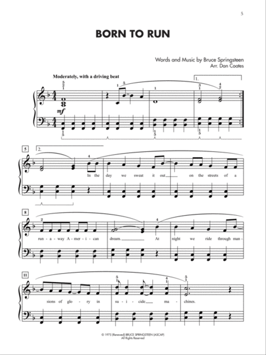 Classic Rock Hits for Teens 1-3 (Value Pack) Piano Solo scores gallery preview page 15