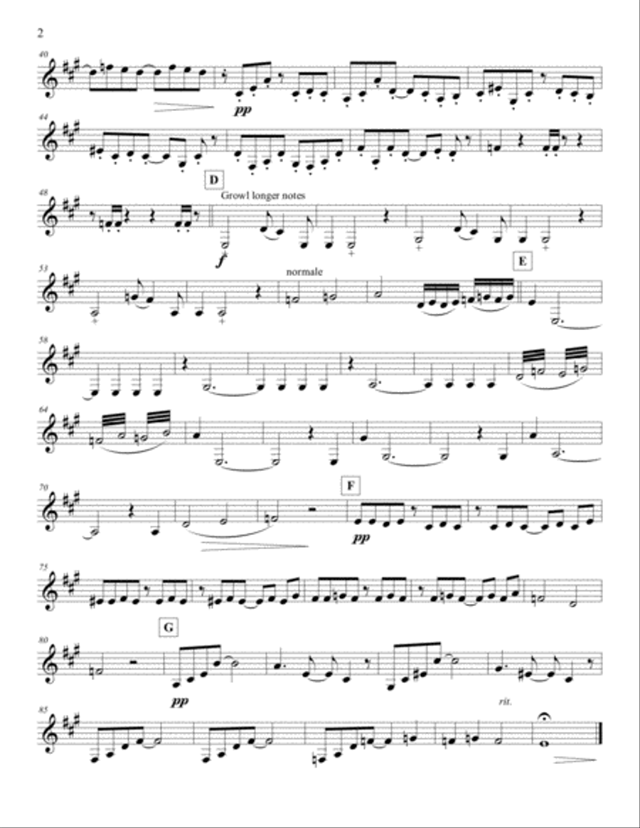 Creep Woodwind Quintet scores gallery preview page 6