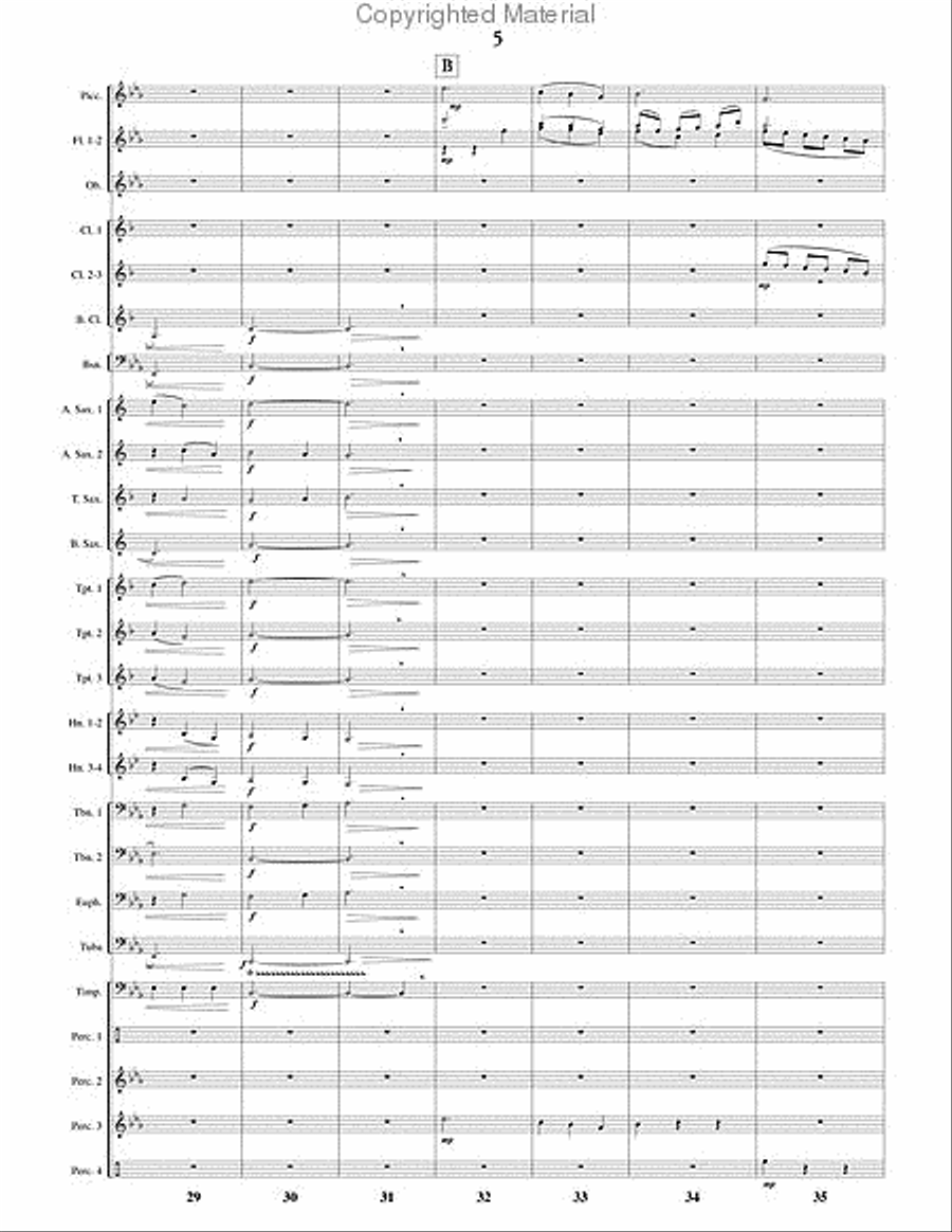 Tinker to Evers to Chance Concert Band scores gallery preview page 6