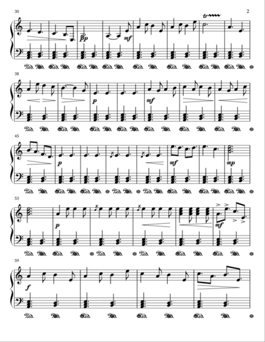 The Blacksmith's Wife Easy Piano scores gallery preview page 2