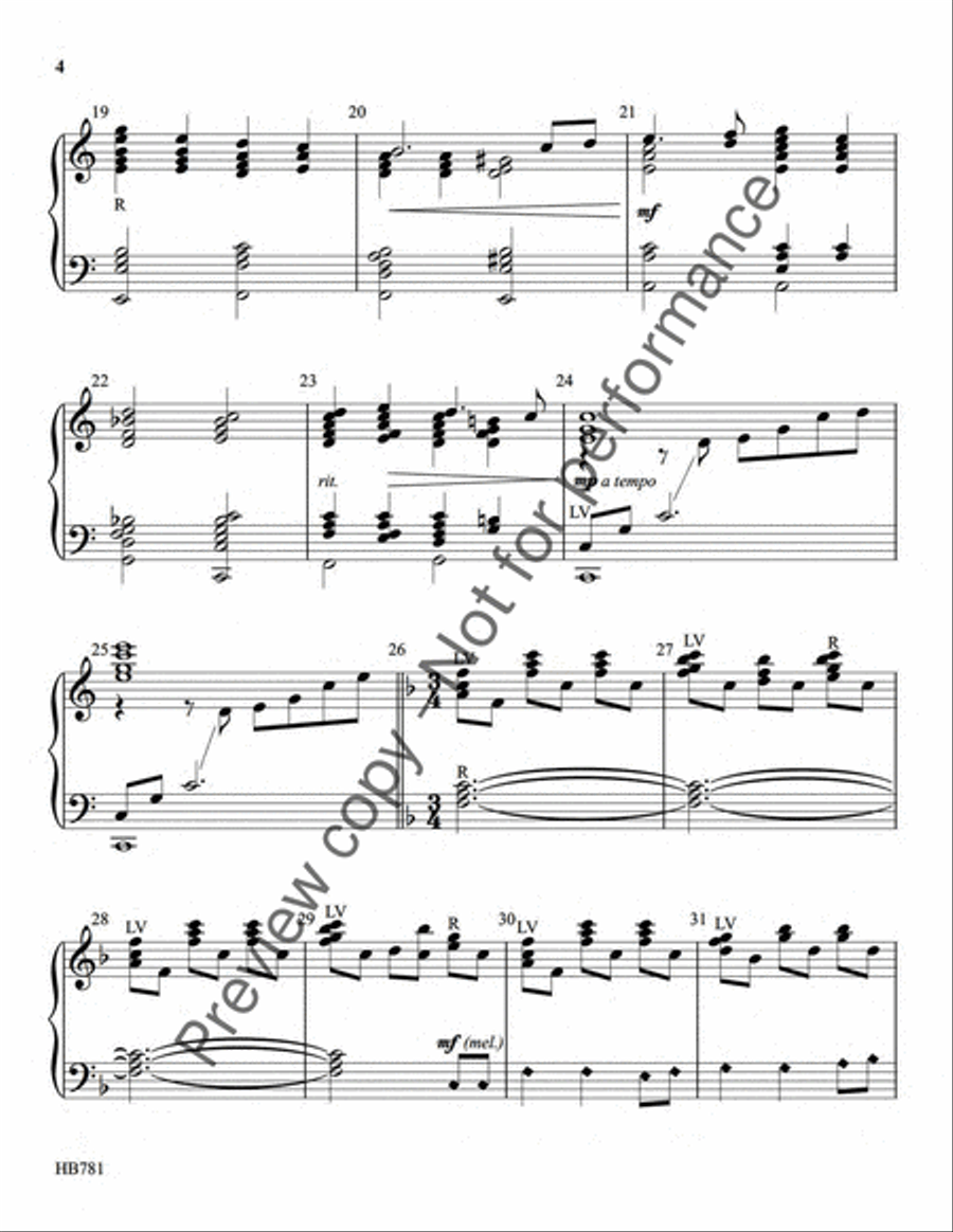 In the Bleak Midwinter - Page 5-Octaves scores gallery preview page 4