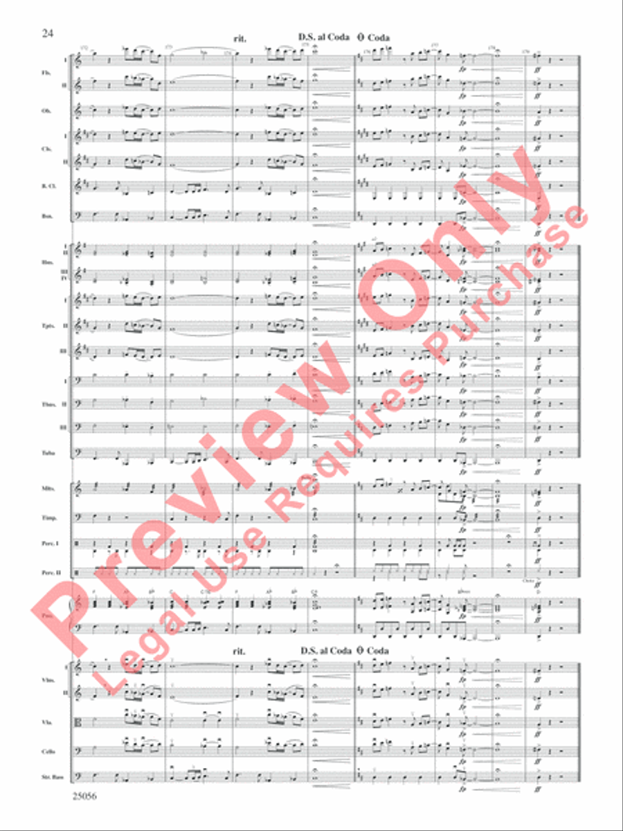 James Bond Medley James Bond Medley Full Orchestra scores gallery preview page 25