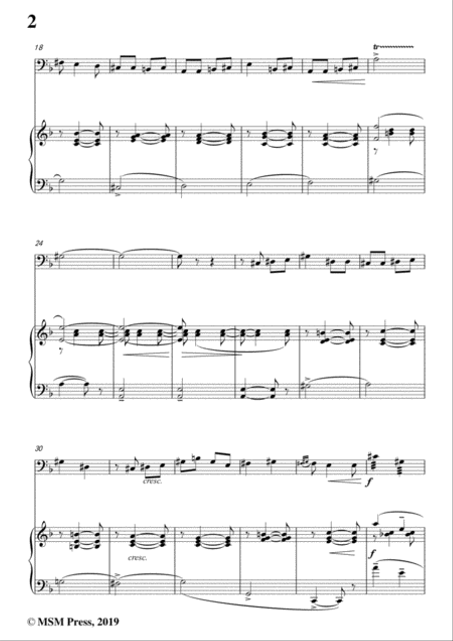 Tosti-Luna d'estate!, for Cello and Piano Piano scores gallery preview page 4