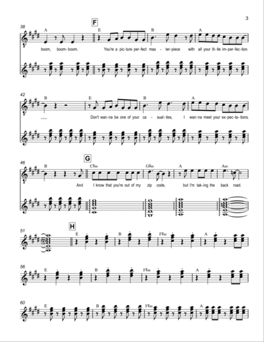Dumb Guitar Tablature scores gallery preview page 3