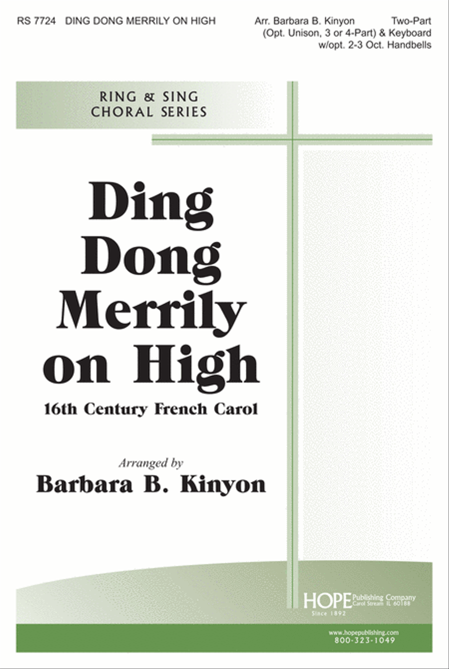 Book cover for Ding, Dong, Merrily on High