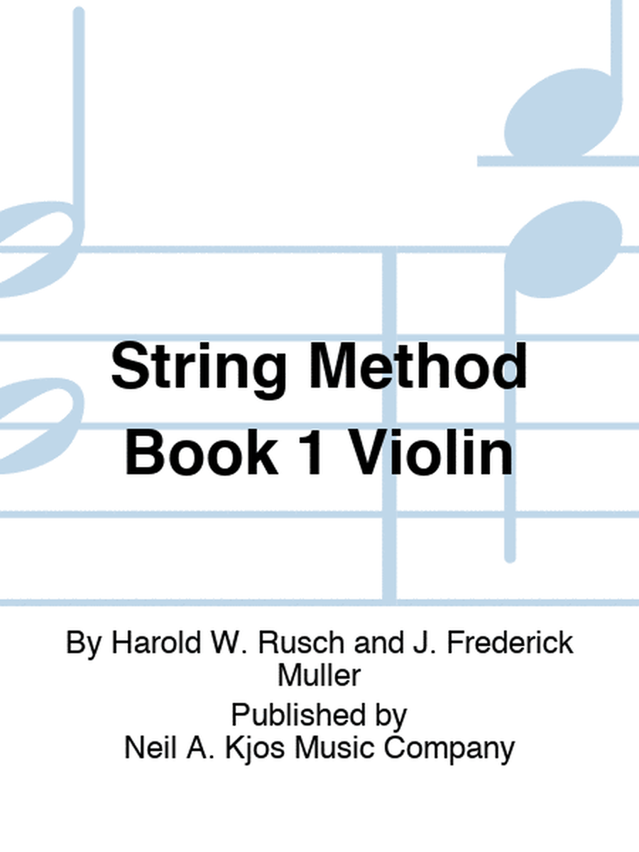 String Method Book 1 Violin
