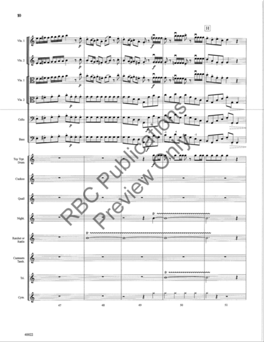 Toy Symphony Toy Symphony String Orchestra scores gallery preview page 13