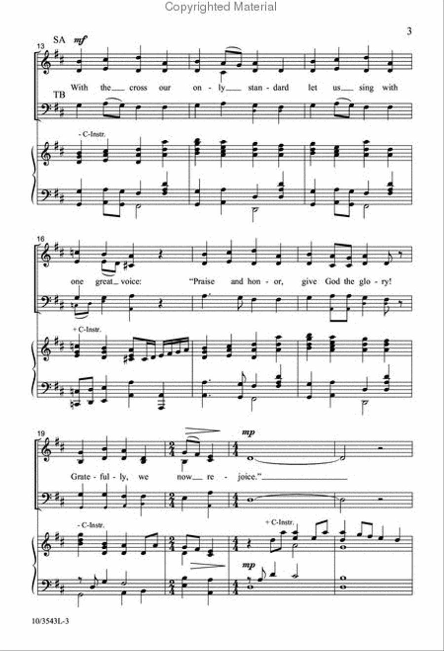 God Be Praised! 4-Part scores gallery preview page 3