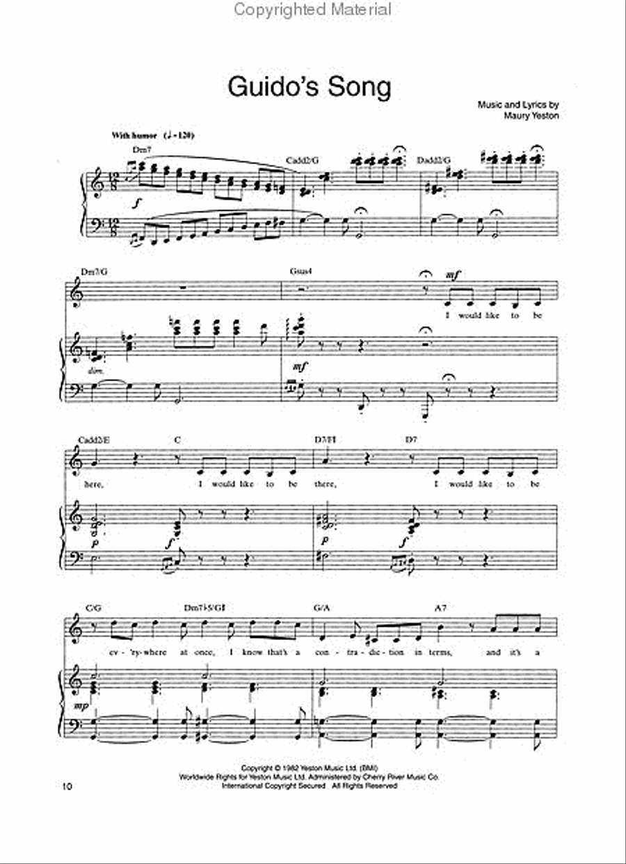 Nine Nine Piano, Vocal, Guitar scores gallery preview page 3