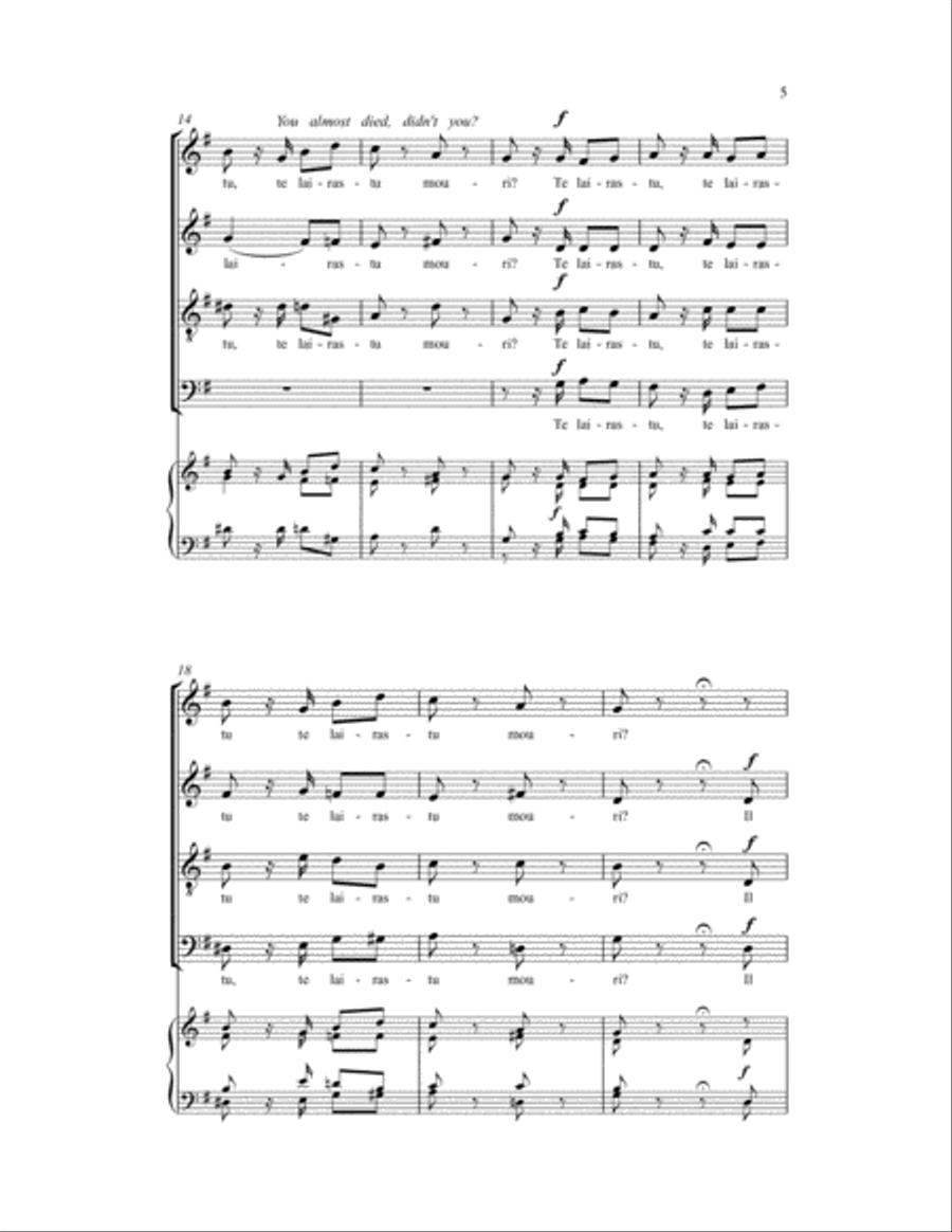 Compere Guillery SSATB scores gallery preview page 5