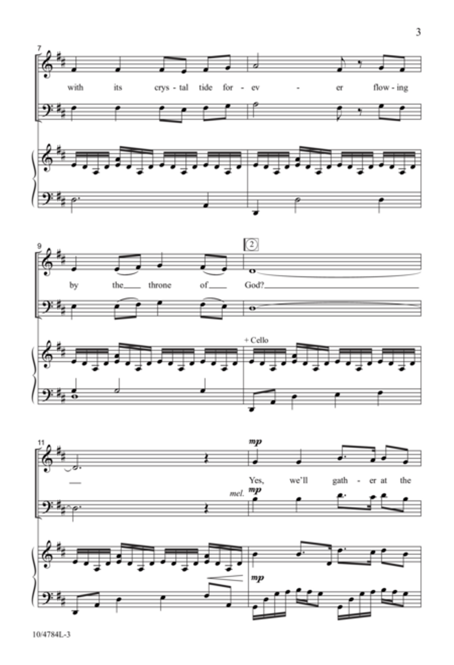 Shall We Gather at the River? Shall We Gather at the River? 4-Part scores gallery preview page 3
