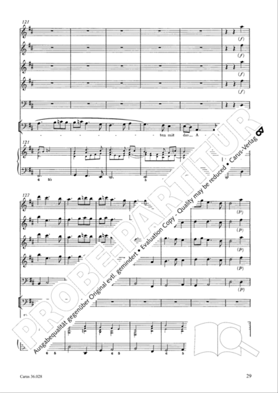 Wake, o wake and hear the voices 3-Part scores gallery preview page 29