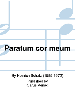 Book cover for Paratum cor meum