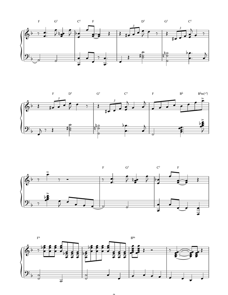 Stomp, Look and Listen Piano Solo scores gallery preview page 2