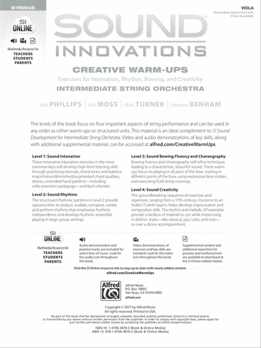Sound Innovations for String Orchestra -- Creative Warm-Ups Chamber Orchestra scores gallery preview page 2