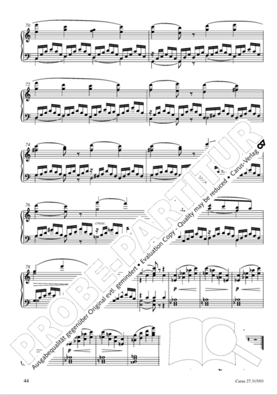 Requiem in C major 4-Part scores gallery preview page 45