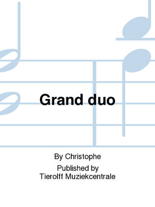 Grand Duo Pour Deux Clarinettes/Grand Duo For Two Clarinets