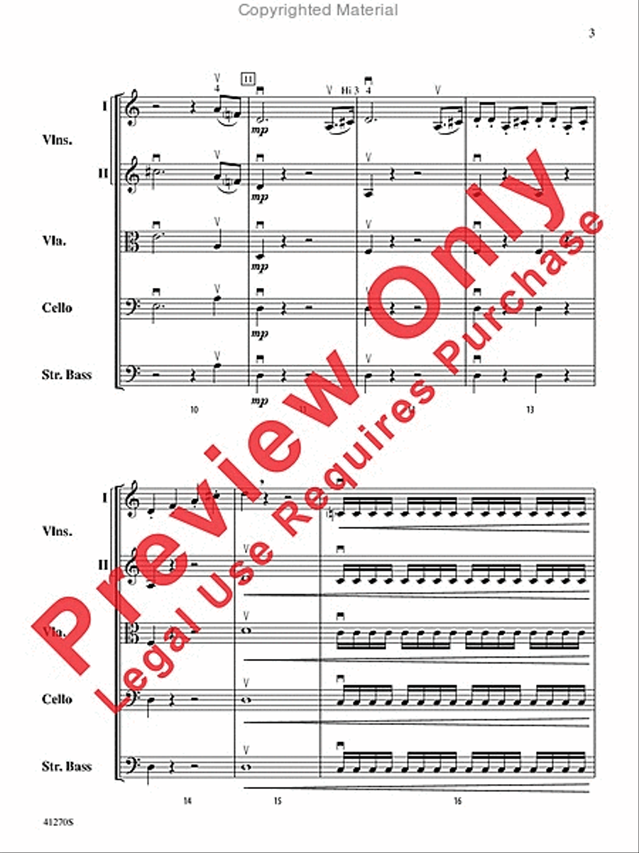 Symphony No. 1 Symphony No. 1 String Orchestra scores gallery preview page 3