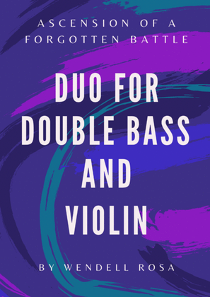Book cover for Duo for Double Bass and Violin by Wendell Rosa