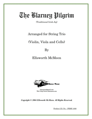 Blarney Pilgrim Jig for Classical String Trio (Violin, Viola, and Cello)