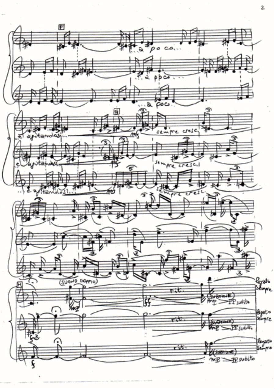 In-spira (arr. for 3 saxophones) Small Ensemble scores gallery preview page 2