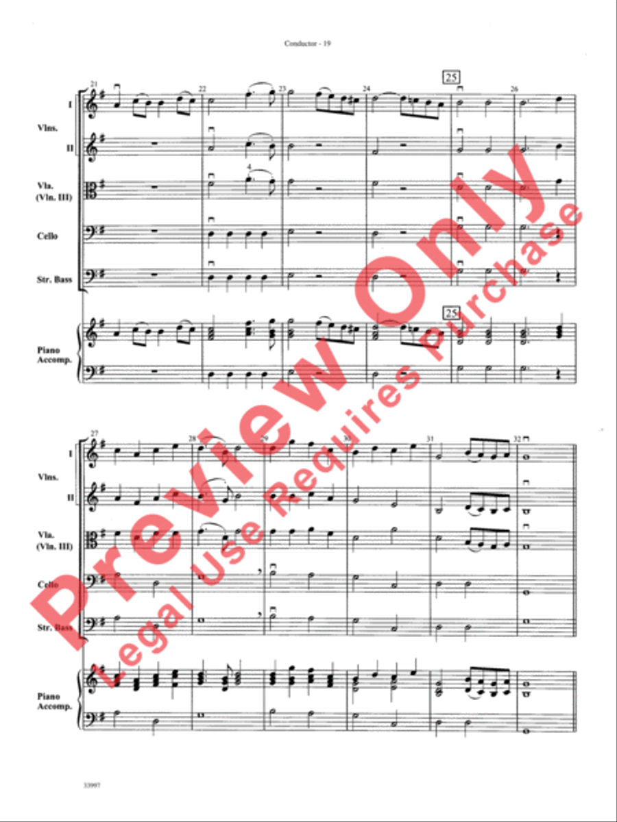 Mozart Classics String Orchestra scores gallery preview page 20