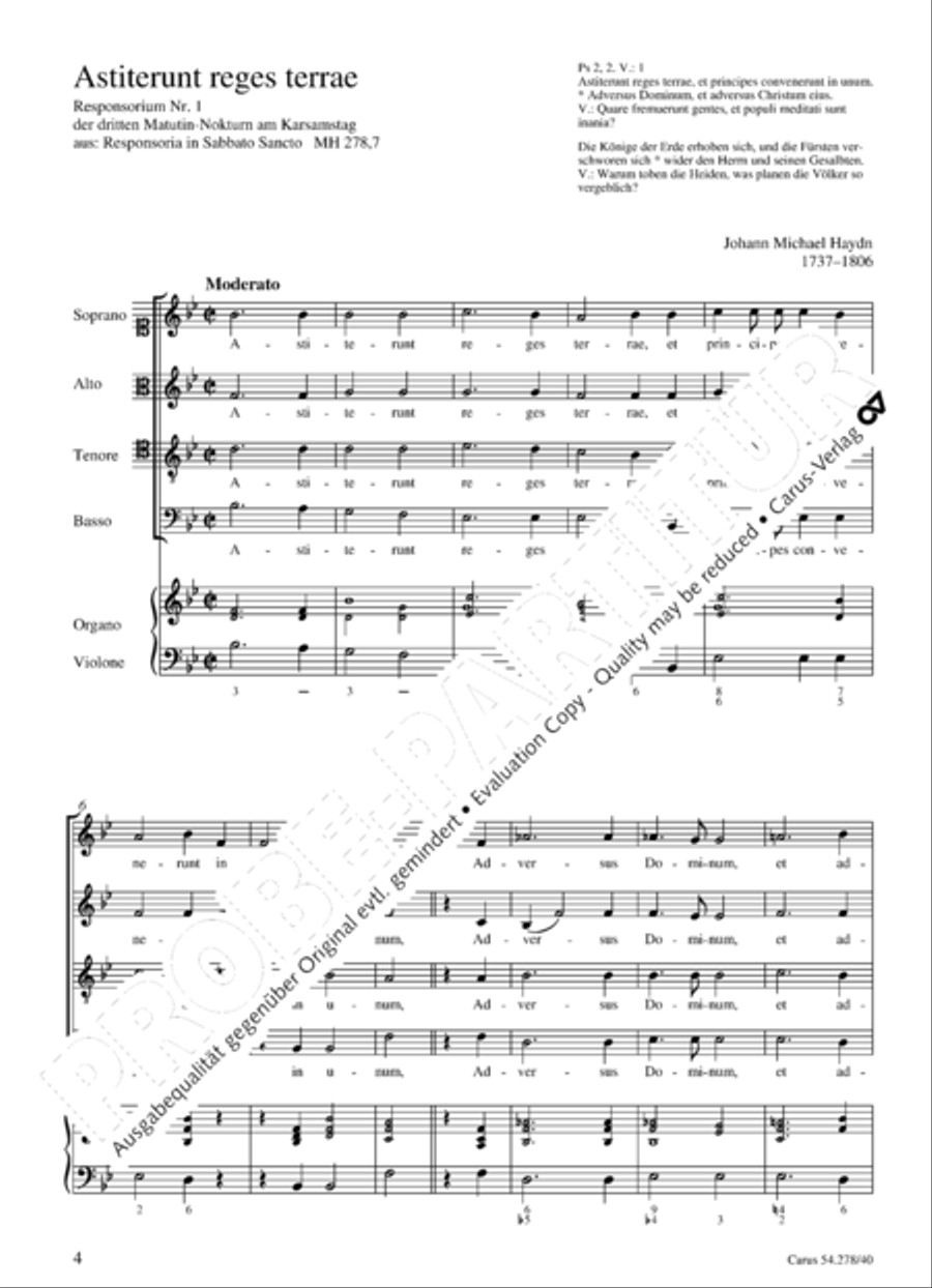 O vos omnes, Astiterunt reges terrae Score scores gallery preview page 3