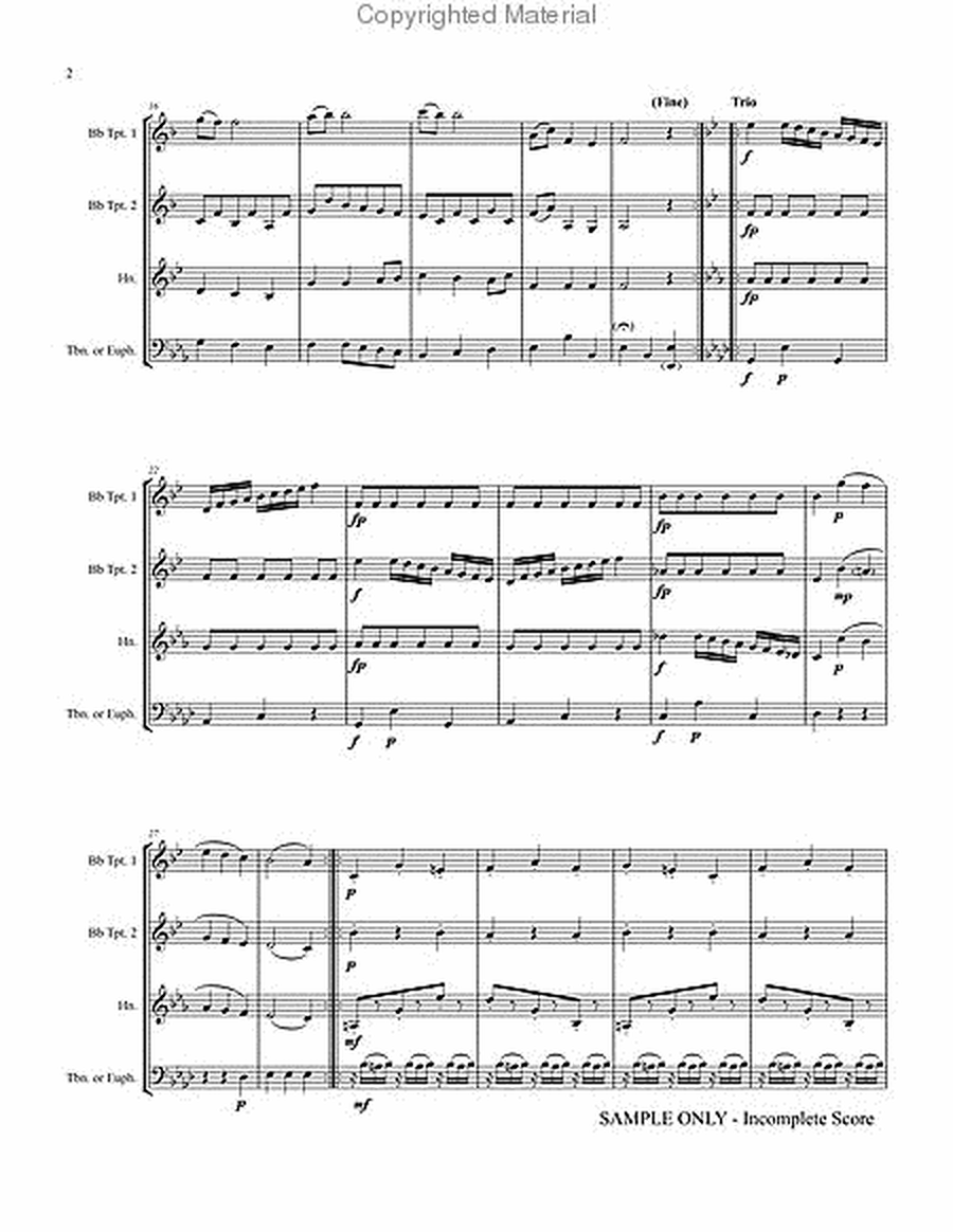 Menuetto I from Serenade in D K 203/189b