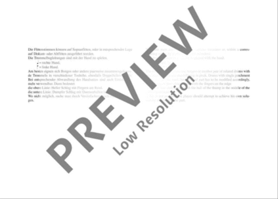 Pieces for Recorder and Drum Recorder scores gallery preview page 4