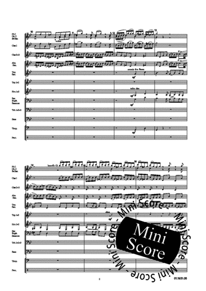 Little Fugue in G Minor by Johann Sebastian Bach Concert Band - Sheet Music