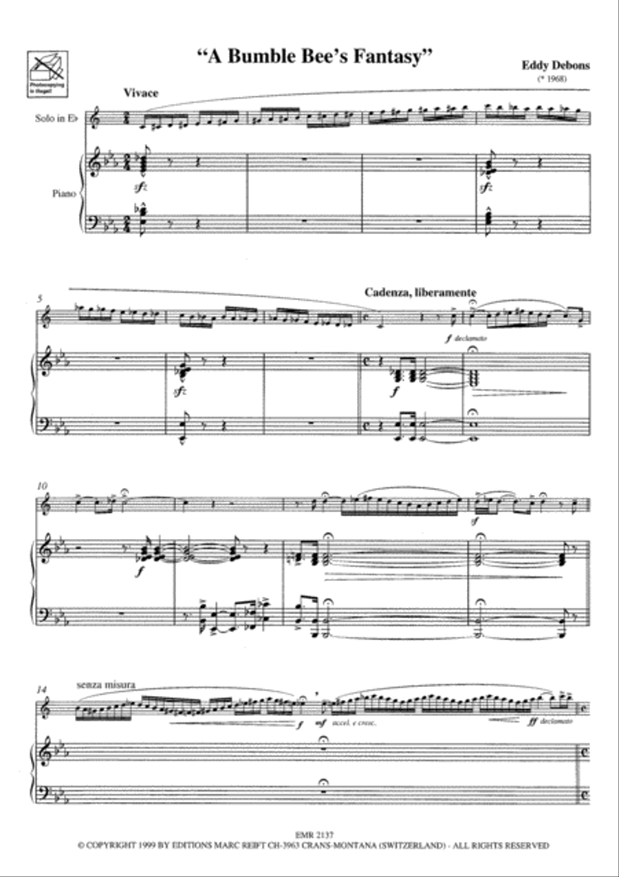 A Bumble Bee's Fantasy Voice Solo scores gallery preview page 4