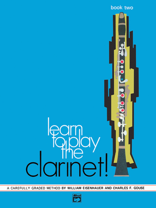 Book cover for Learn to Play Clarinet! Book 2