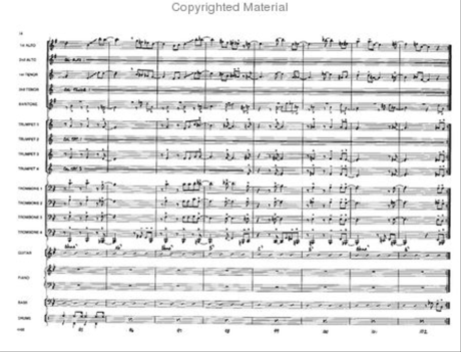 Stan's the Man Jazz Ensemble scores gallery preview page 14