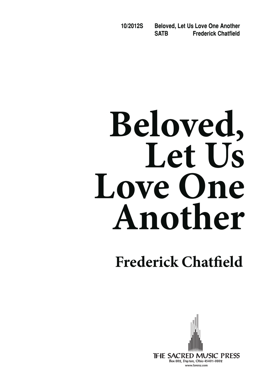 Beloved, Let Us Love One Another 4-Part - Digital Sheet Music