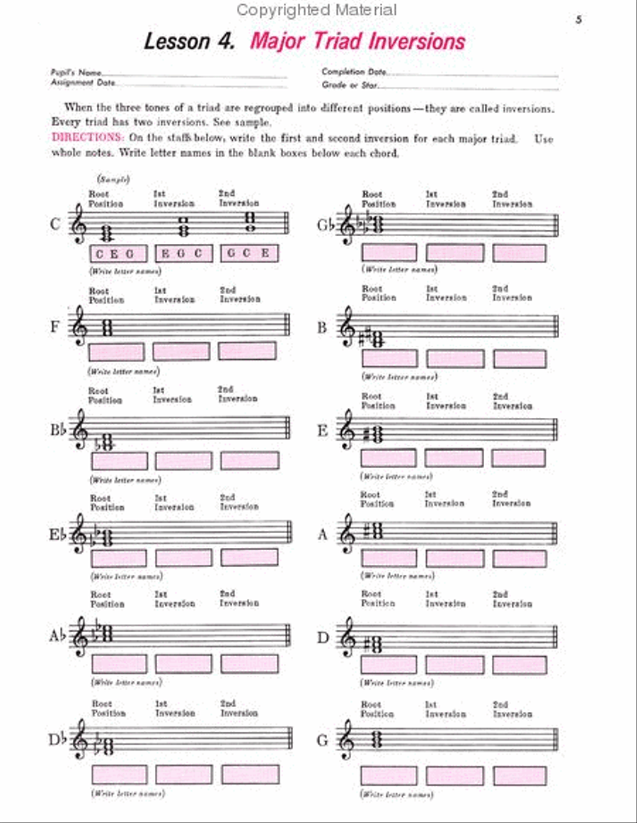 Chord Speller Piano Method scores gallery preview page 2
