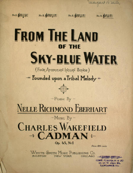 From the Land of the Sky-Blue Water (Four American Indian Songs)