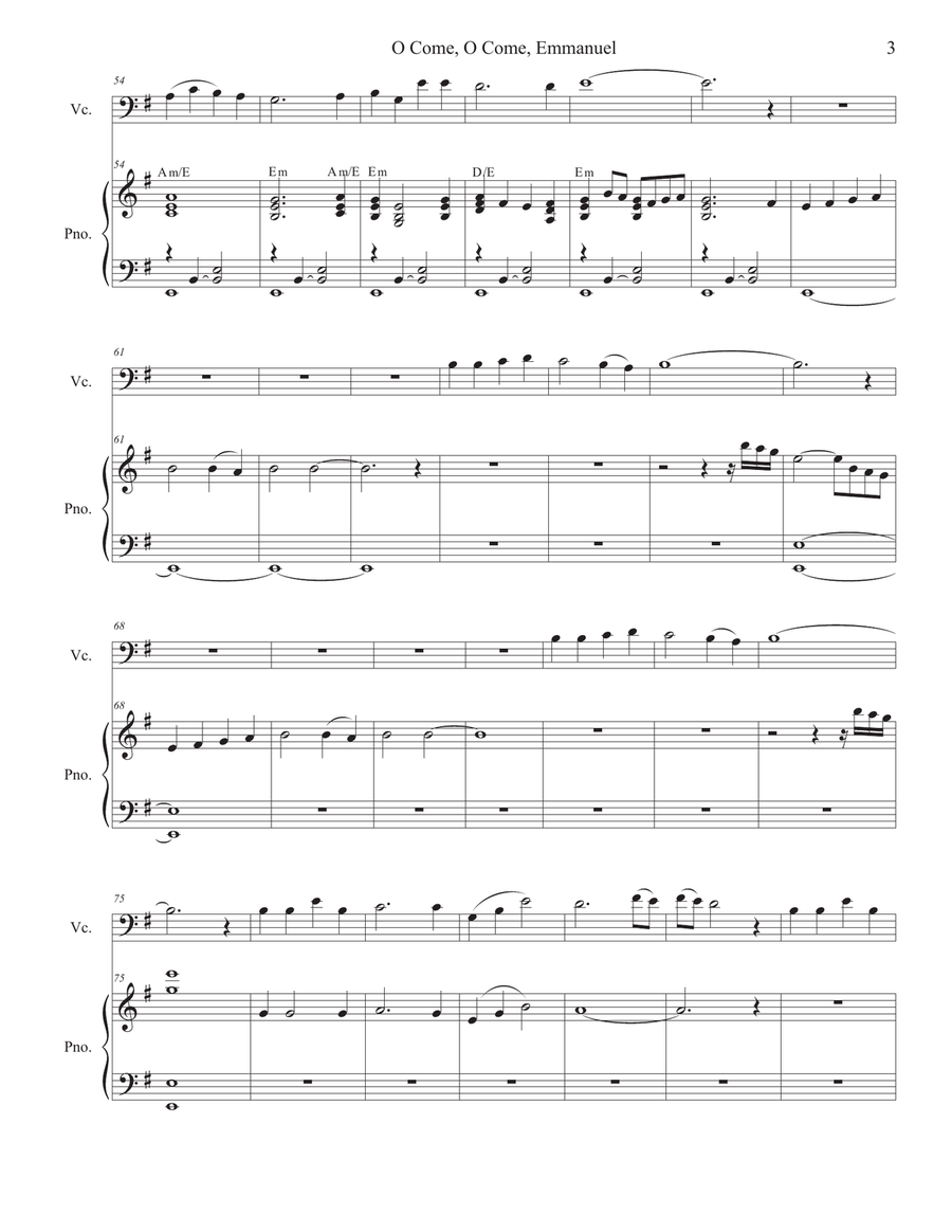 O Come, O Come, Emmanuel (with 