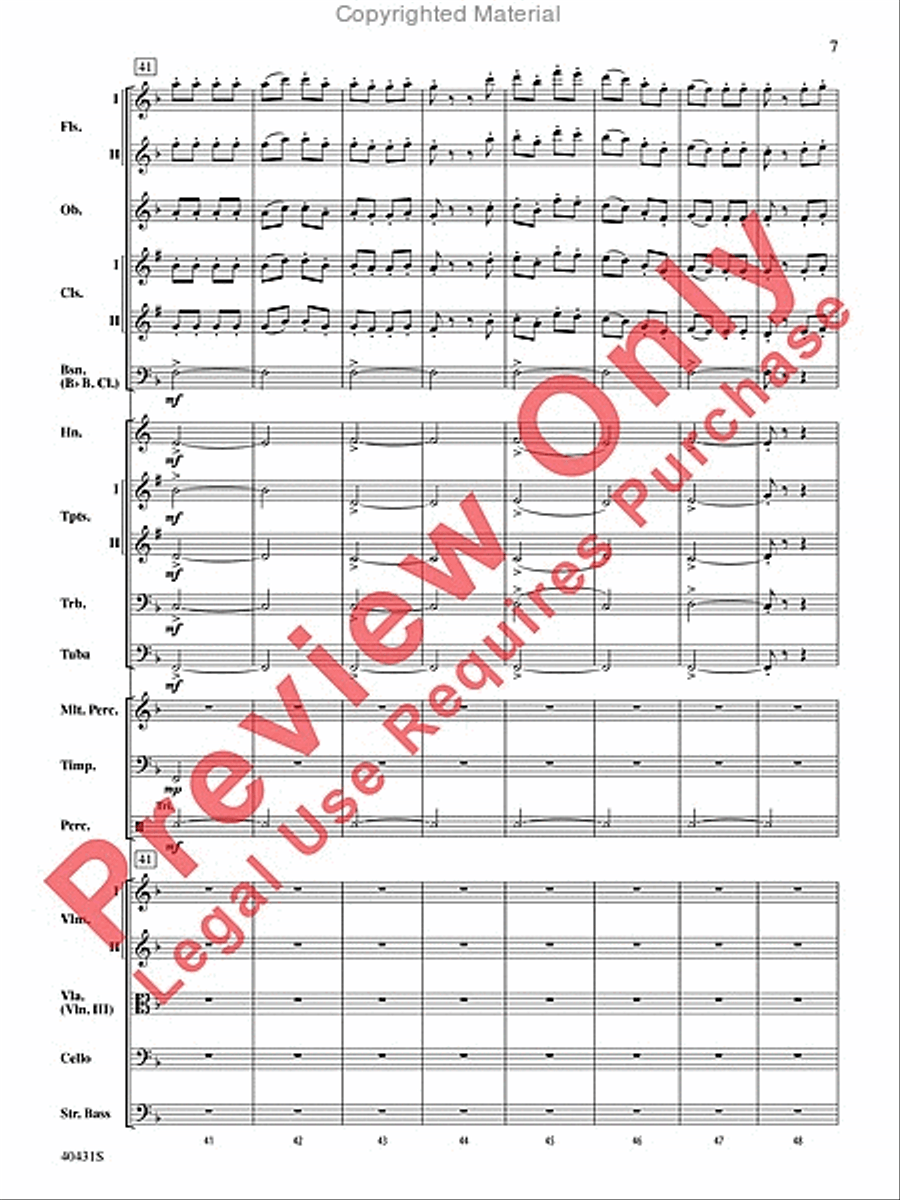 Leroy Anderson's Irish Suite, Part 2 (Themes from) Full Orchestra scores gallery preview page 8
