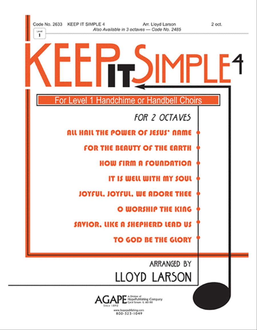 Keep It Simple 4 by Lloyd Larson 2-Octaves - Sheet Music