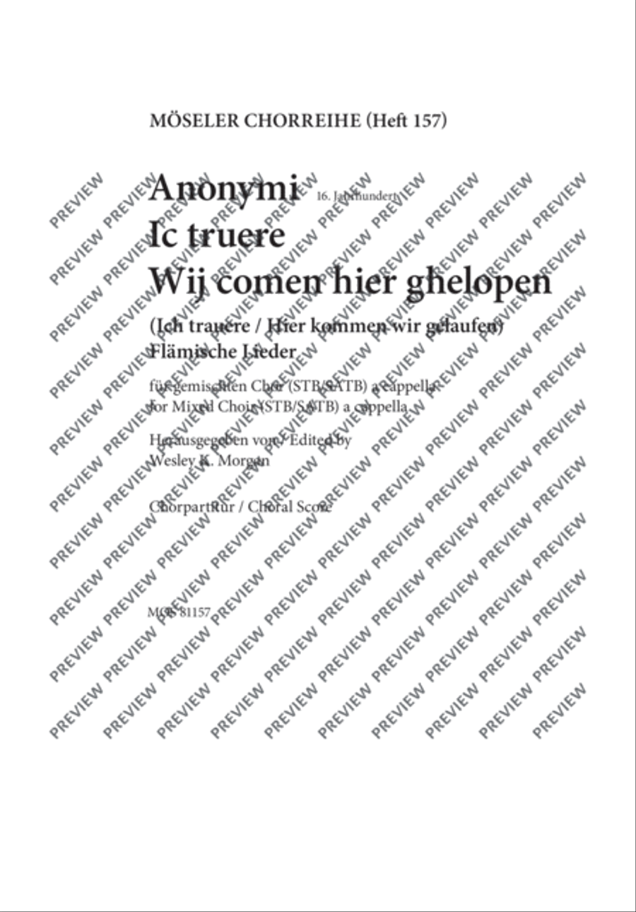 Ic truere / Wij comen hier ghelopen STB scores gallery preview page 2