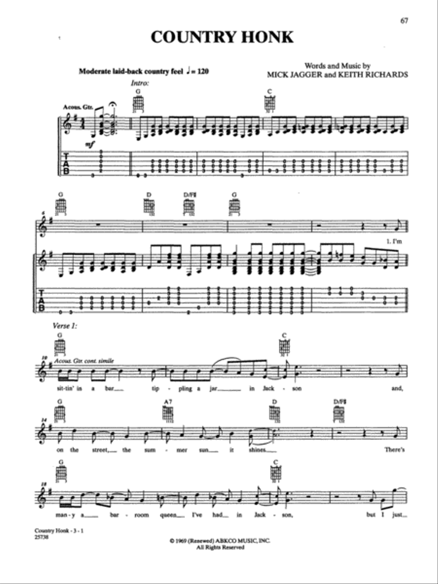 Let It Bleed Electric Guitar scores gallery preview page 6