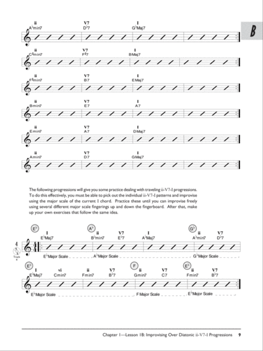 Complete Jazz Guitar Method Electric Guitar scores gallery preview page 6