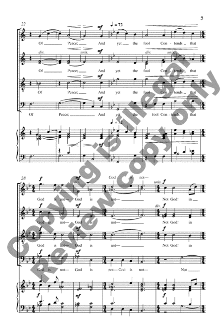 My Garden 4-Part scores gallery preview page 5