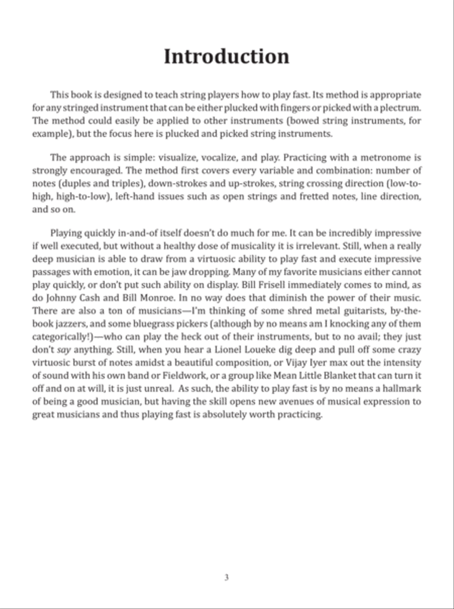 Learn to Burn: How to Play Fast Using Speed Bursts (for Stringed Instruments) Double Bass scores gallery preview page 4