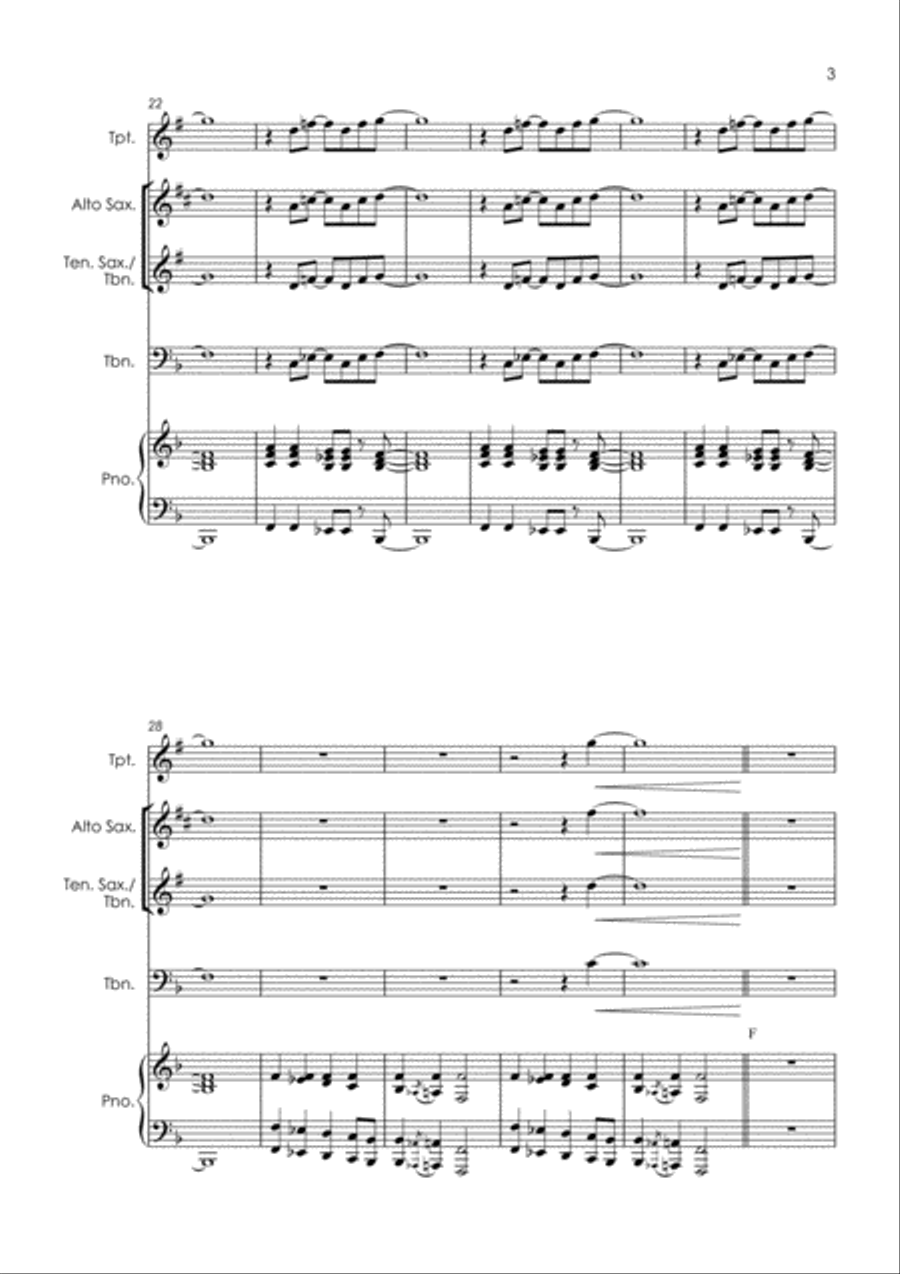 Signed, Sealed, Delivered I'm Yours Tenor Saxophone scores gallery preview page 5