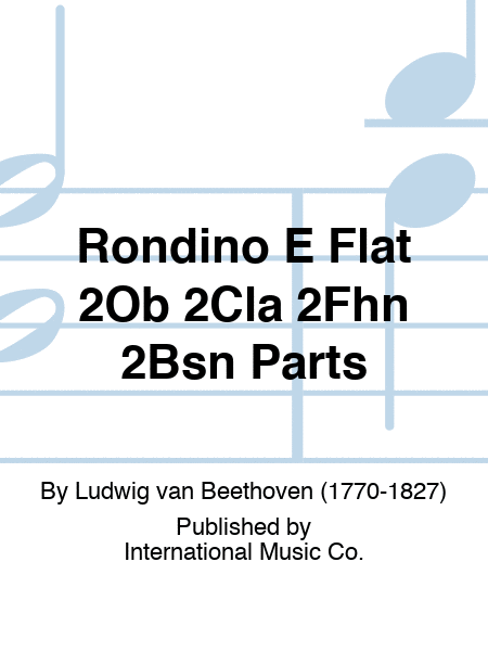 Rondino E Flat 2Ob 2Cla 2Fhn 2Bsn Parts
