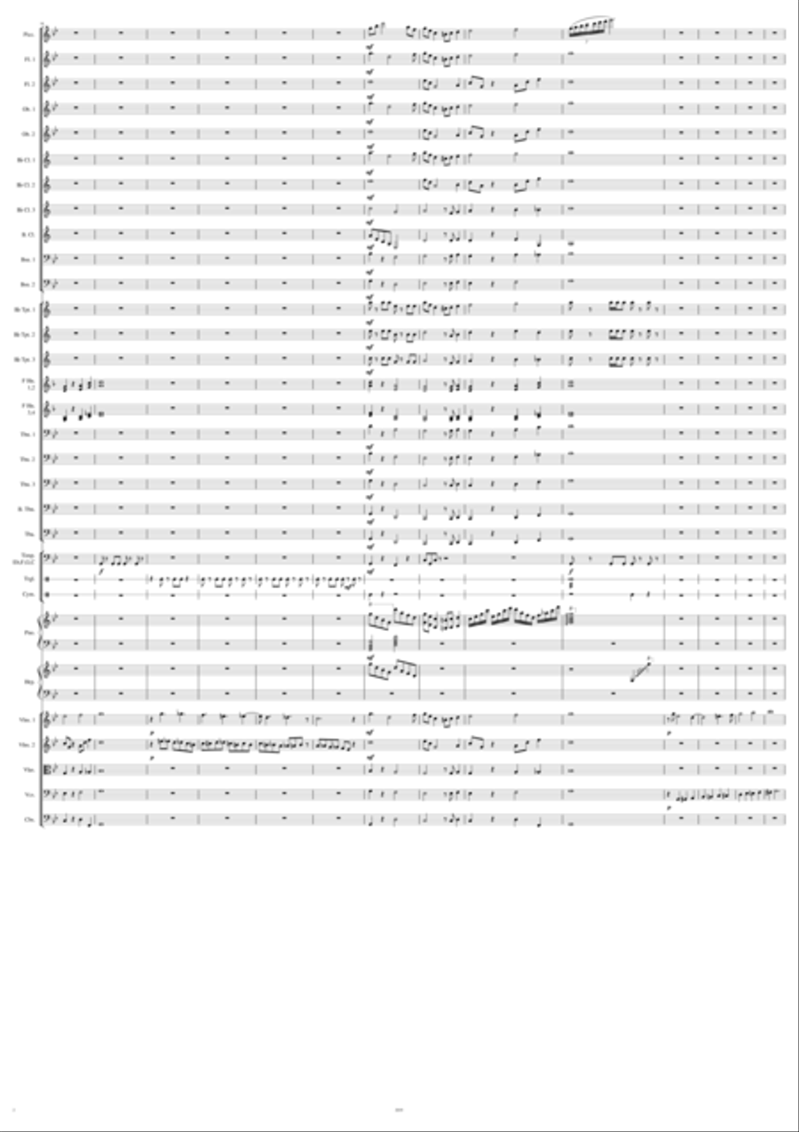 Sea of Mystery Full Orchestra scores gallery preview page 2
