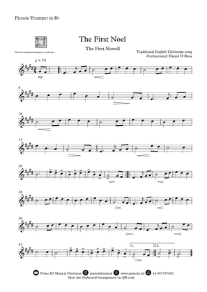 The First Noel - The First Nowell - Easy Christmas Carol - Piccolo Trumpet