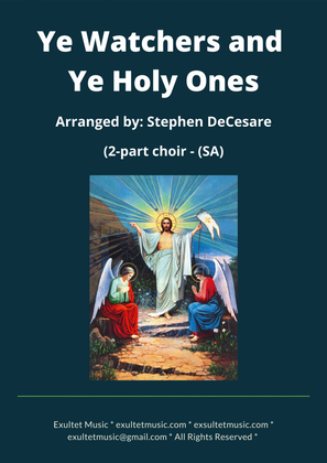 Book cover for Ye Watchers and Ye Holy Ones (2-part choir - (SA)