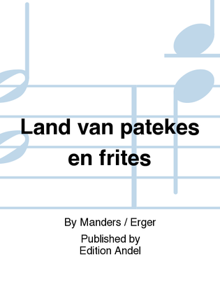 Book cover for Land van patekes en frites
